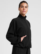 black half zip pullover
